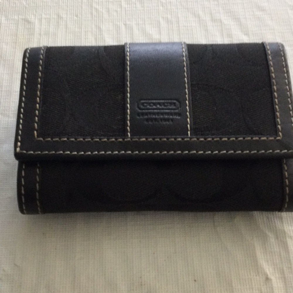 Coach Black Wallet - Picture 1 of 6